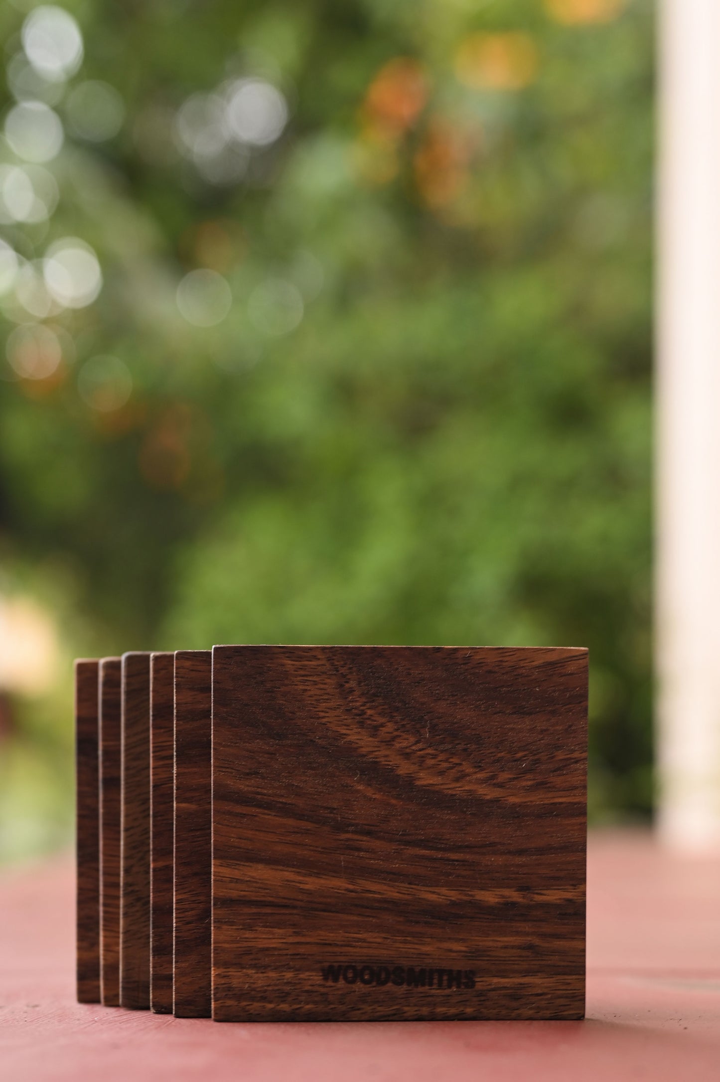 Ceylon Rosewood Coffee Coaster - Single Piece Wood
